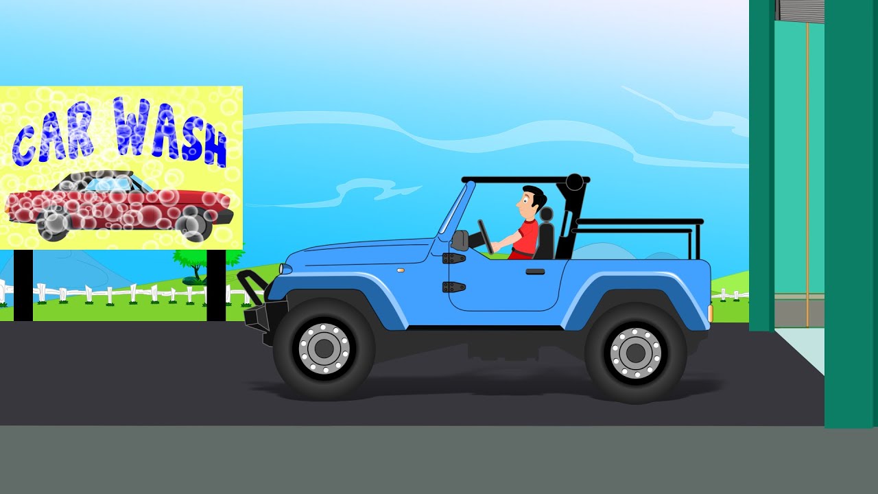 jeep autómosó | videók gyerekeknek