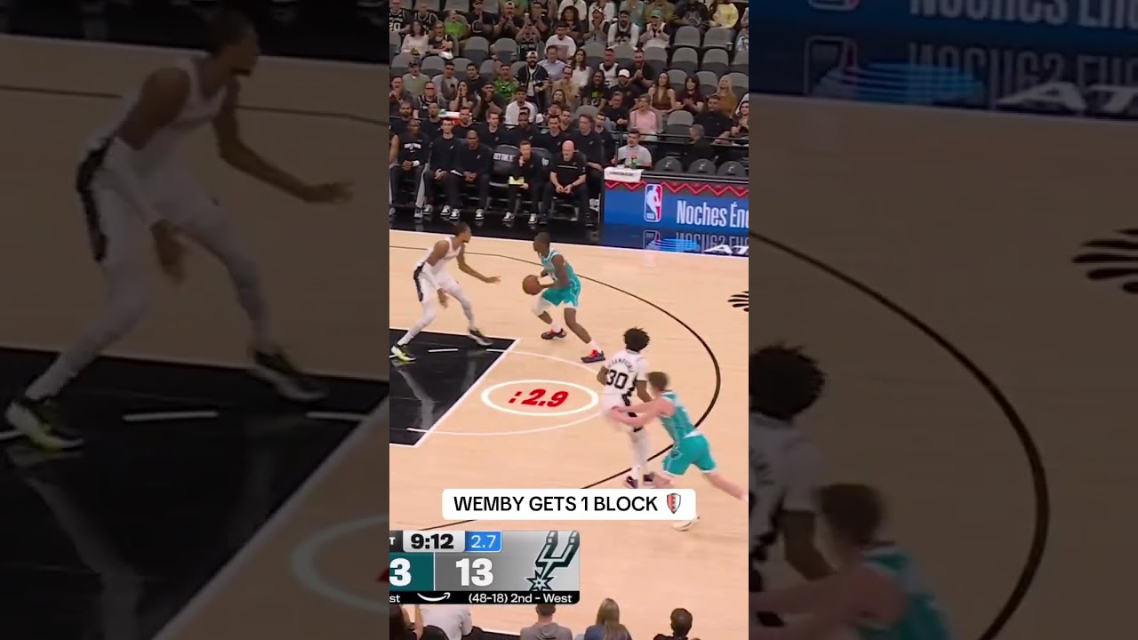 Wemby is the ultimate rim protector 🛡️