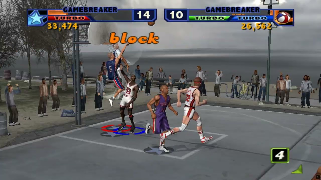 NBA Street v2 (Часть 37) {3 игрока} [DCI-4K/60]