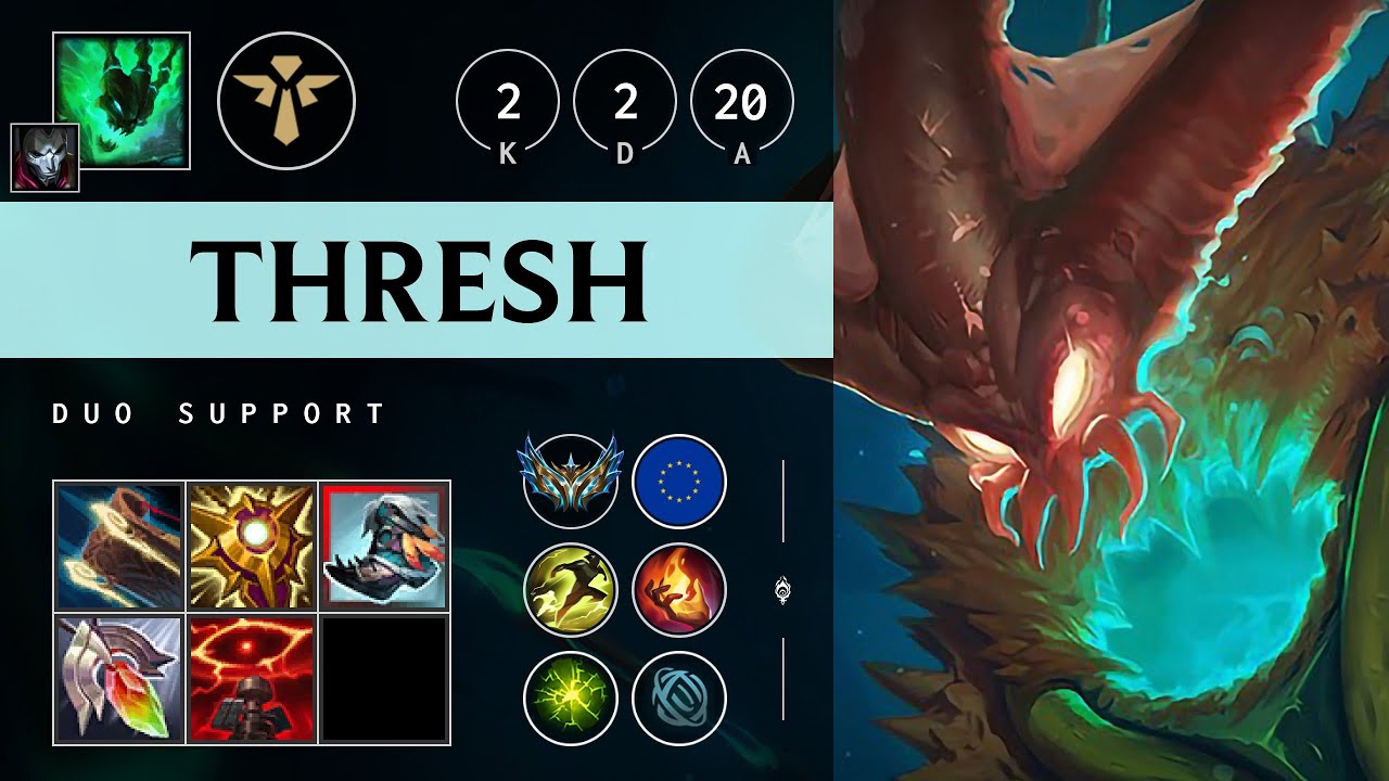 Thresh Support vs Tahm Kench - EUW Challenger Patch 25.14