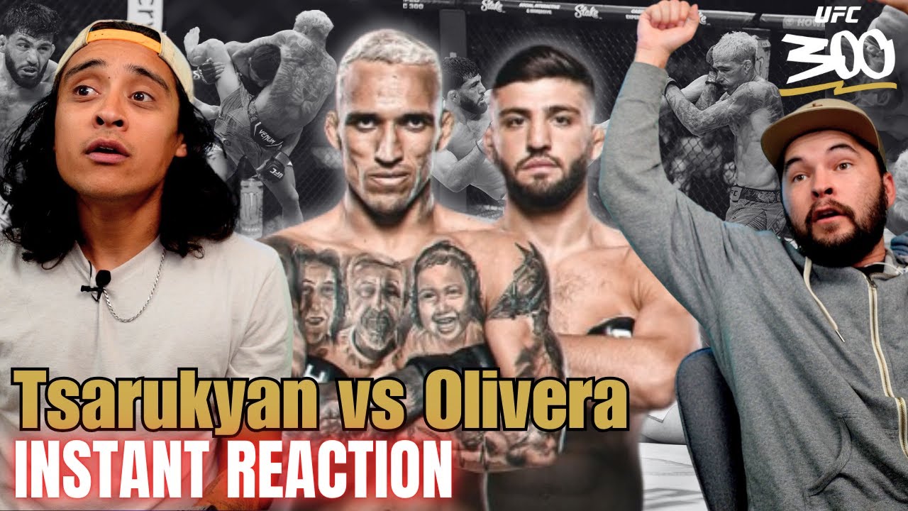 NEXT FOR TITLE SHOT?! Arman Tsarukyan vs Charles Olivera UFC 300 Reaction!
