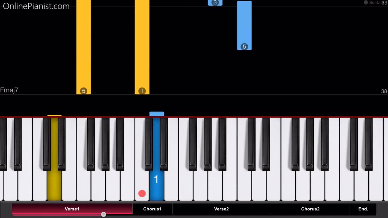 Steven Universe - Here Comes a Thought - Piano Tutorial - Easy Version