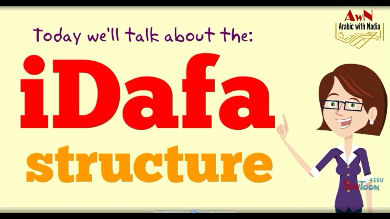 AWN _ iDafa Structure_ www.arabicwithnadia.com