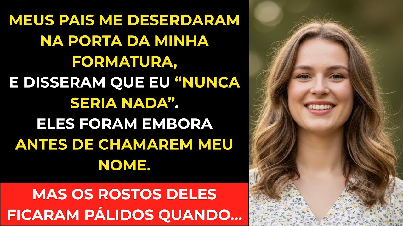 Meus Pais me Deserdaram na Minha Formatura… Até que o CEO Chamou Meu Nome… Eles Congelaram.