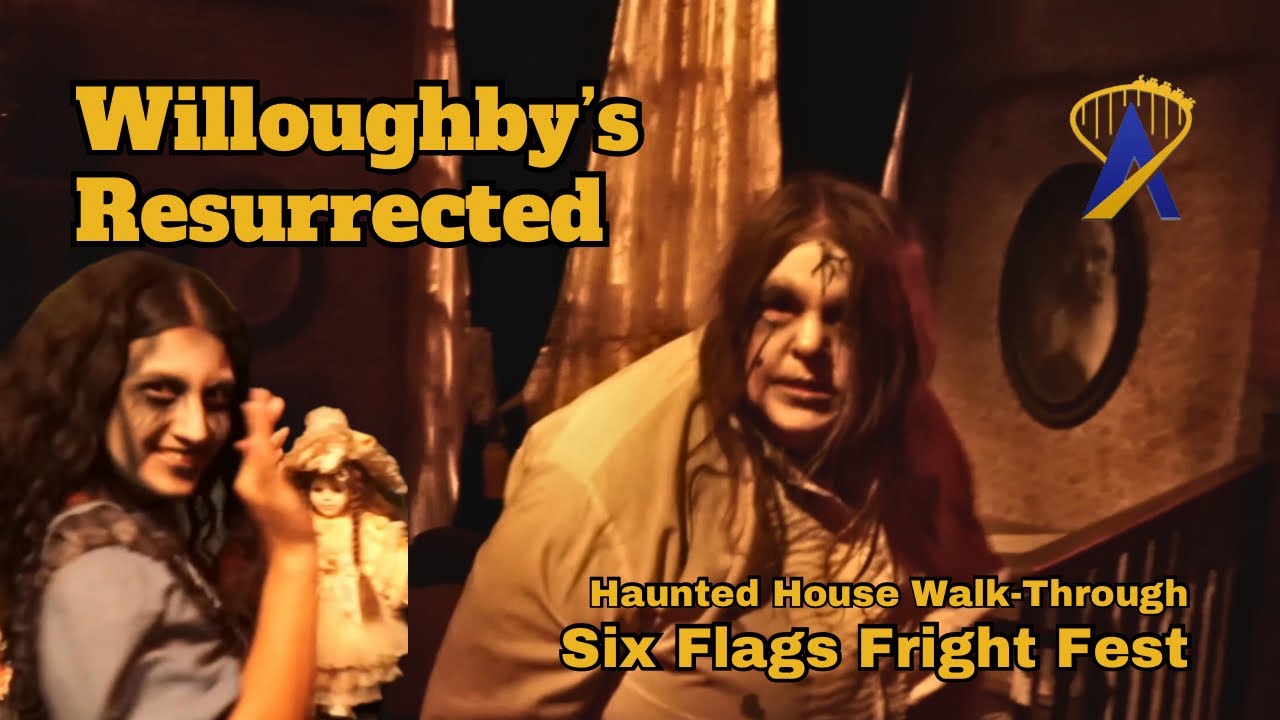 Willoughby's Resurrected Haunted House from Six Flags Fright Fest 2025
