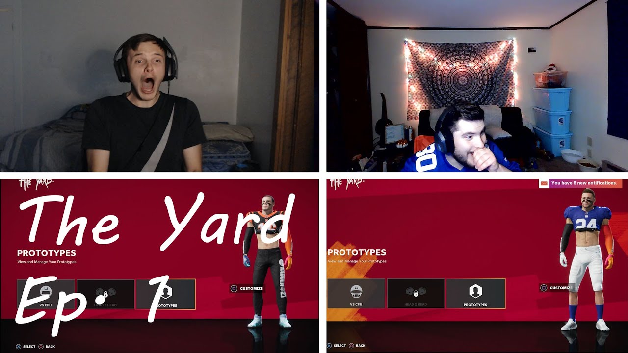 DUO YARD EPISODE 1!!!! THE CREATION OF THE DEADLY DUO!!! Madden NFL 21 The Yard!!!