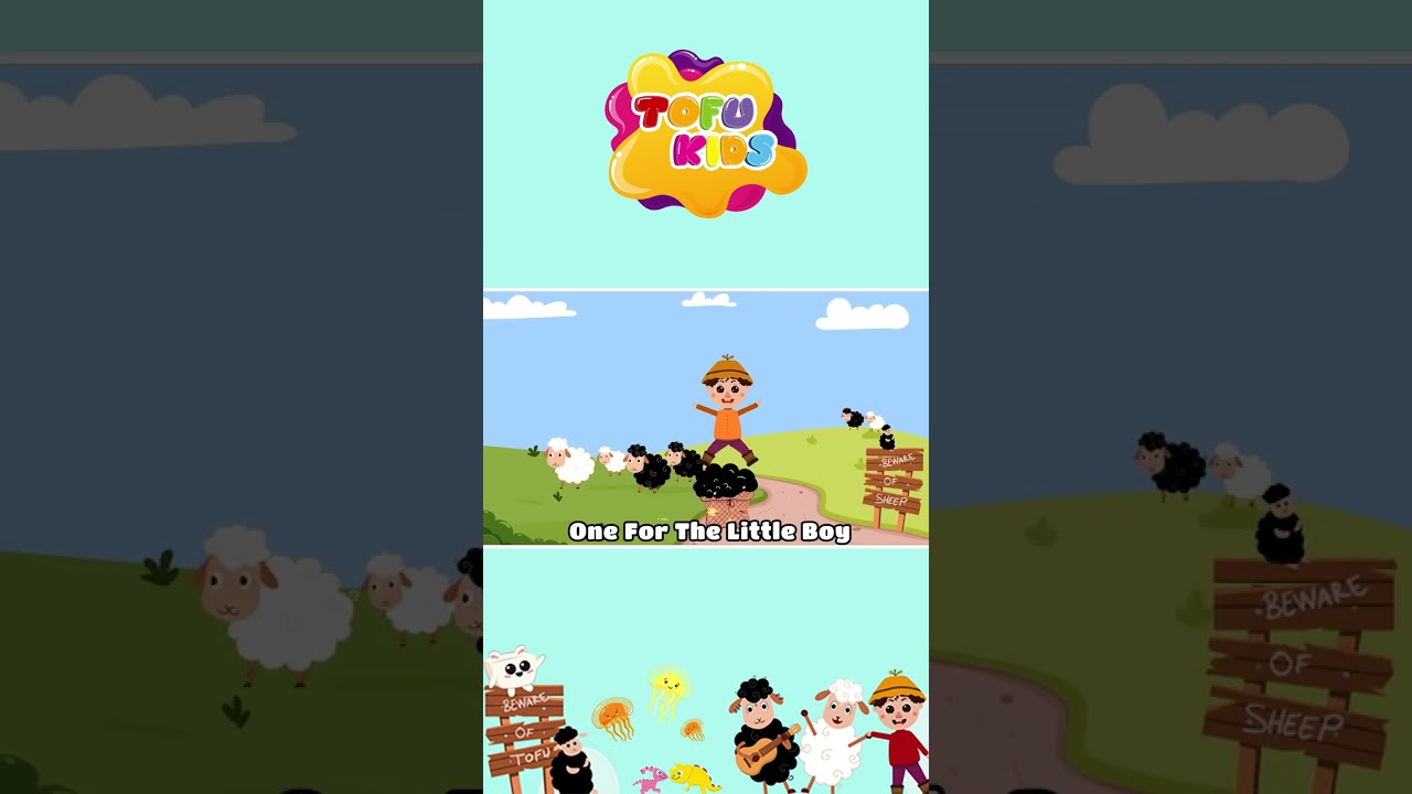 Baa Baa Black Sheep Song 🐑🎵  #shorts