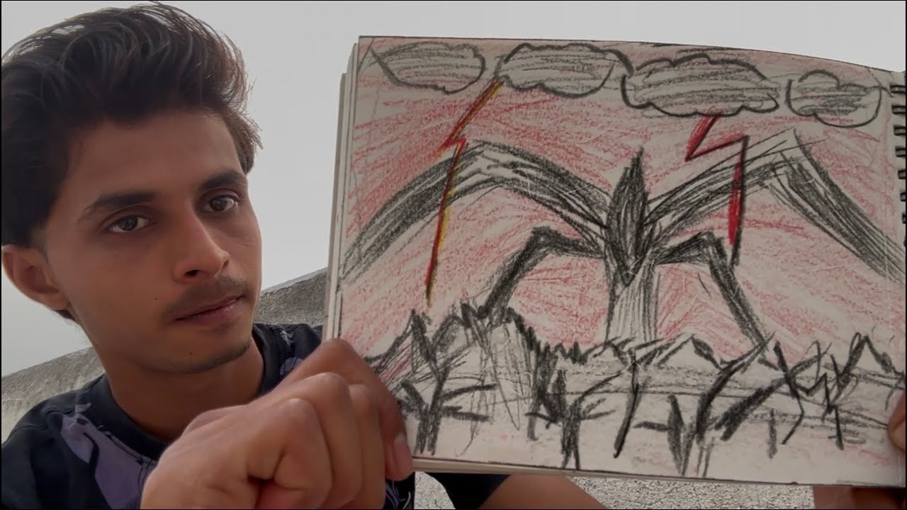 ASMR drawing you Shadow Monster Stranger Things