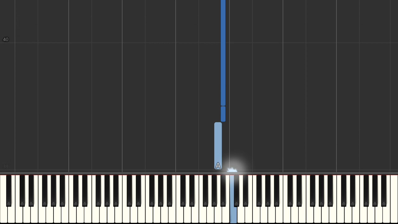 Kurt Schwabach Danke Schoen [Easy Piano Tutorial] (Synthesia) Right Hand Only