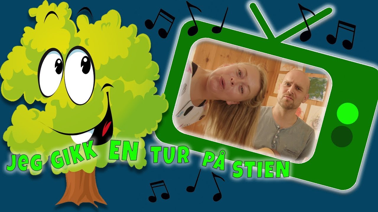 Jeg gikk en tur på stien // NORSKE BARNESANGER