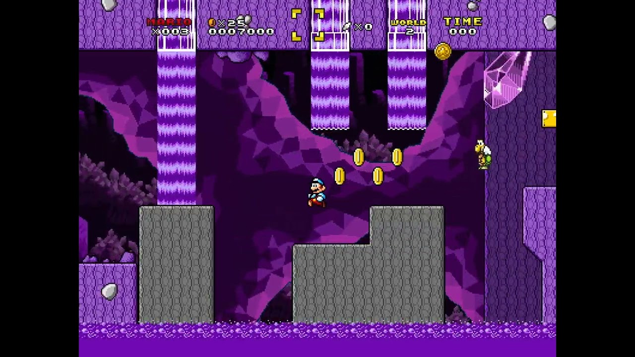 SMBX 1.4.5 Custom Level: Alkaline Reservoir (World 2-1)