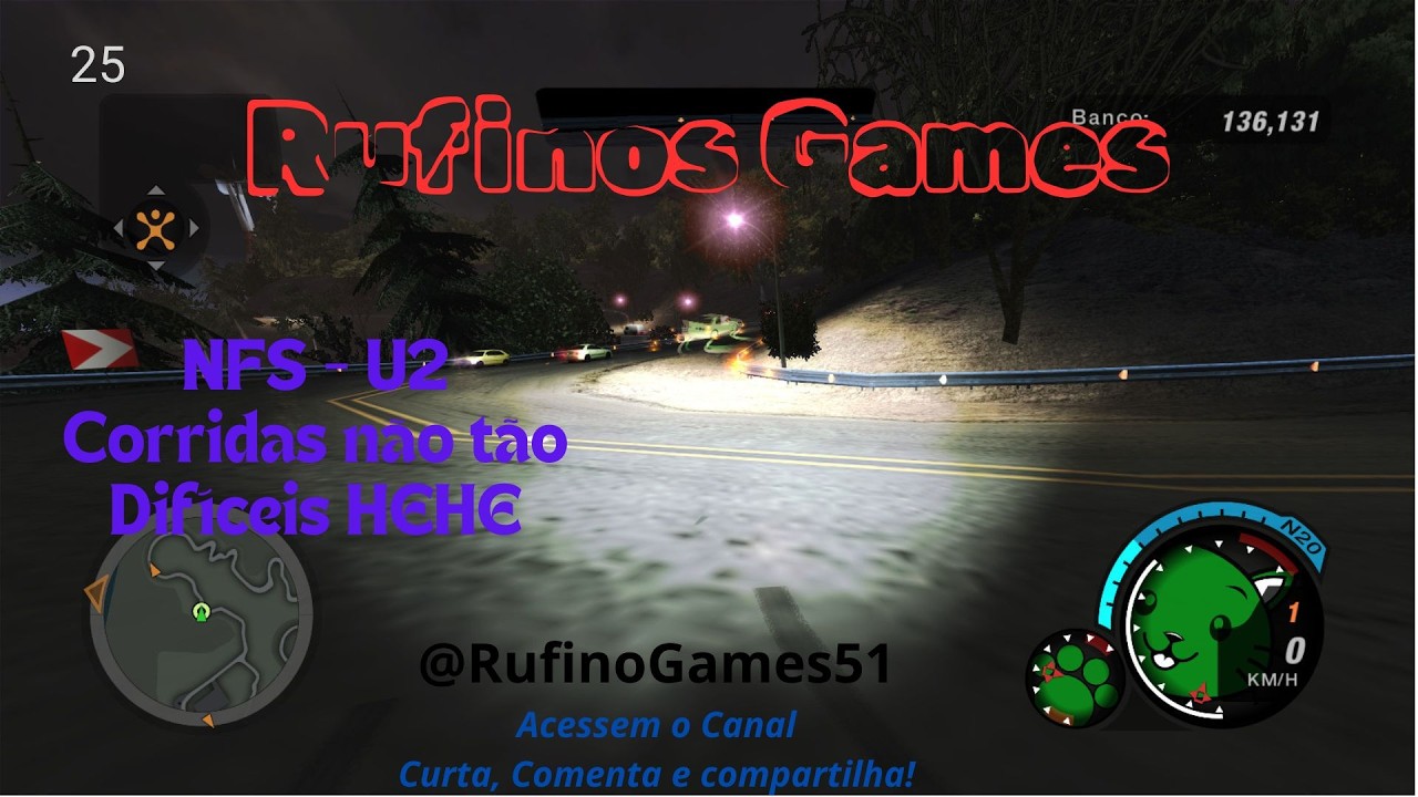 NFS U2 -  Corridas não tão Difíceis HEHE 25