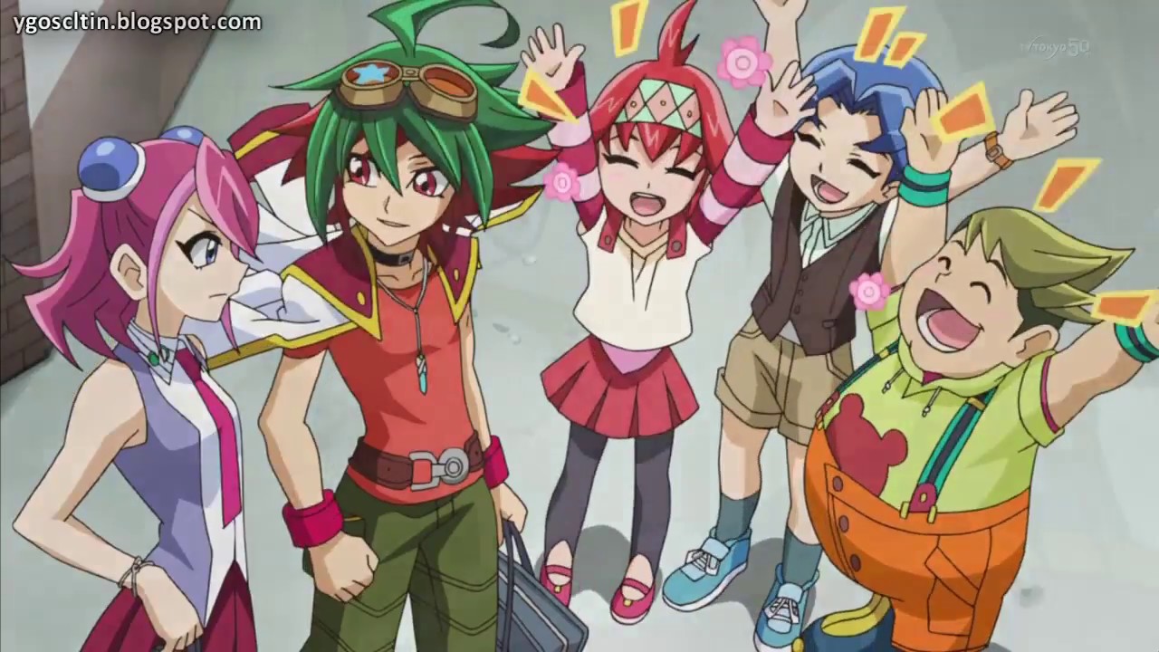 YGO ARC-V Capitulo 3 Clip - Yuya y sus amigos conocen a Sawatari (Latino)