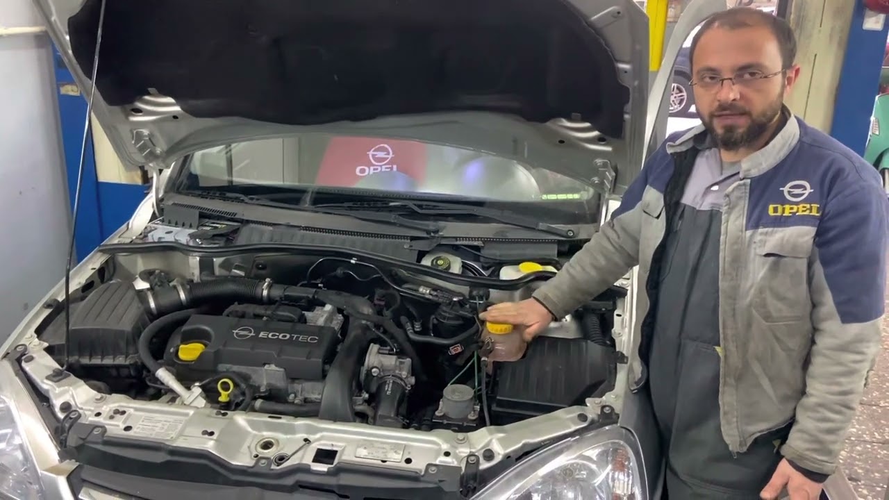 Opel Combo 1.7 CDTI Su eksiltme, hararet ve dumana neden olan durum.