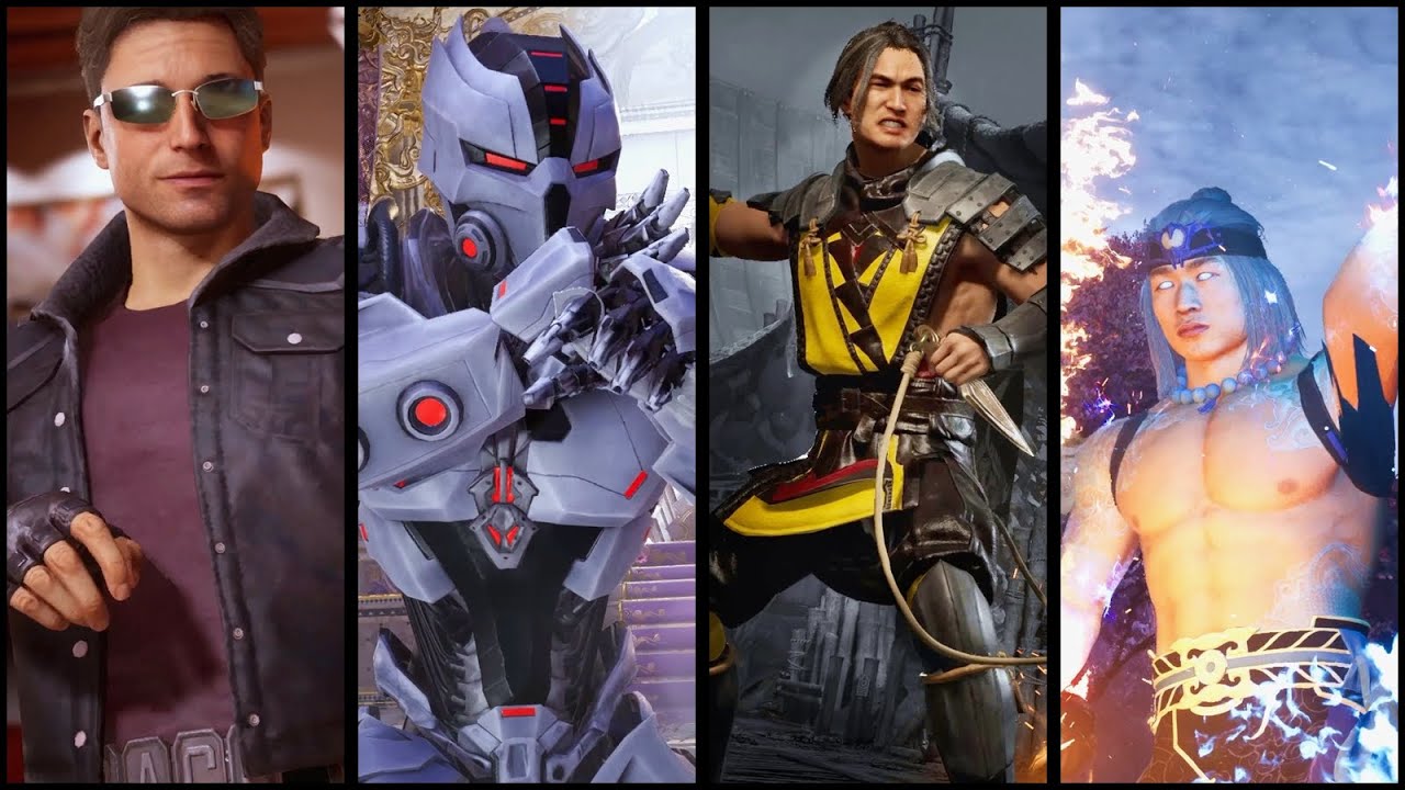 Onslaught Johnny & Smoke, Shirtless MK9 Smoke, Fatal Sting Scorpion & MK11 Fire God Liu Kang - Mods