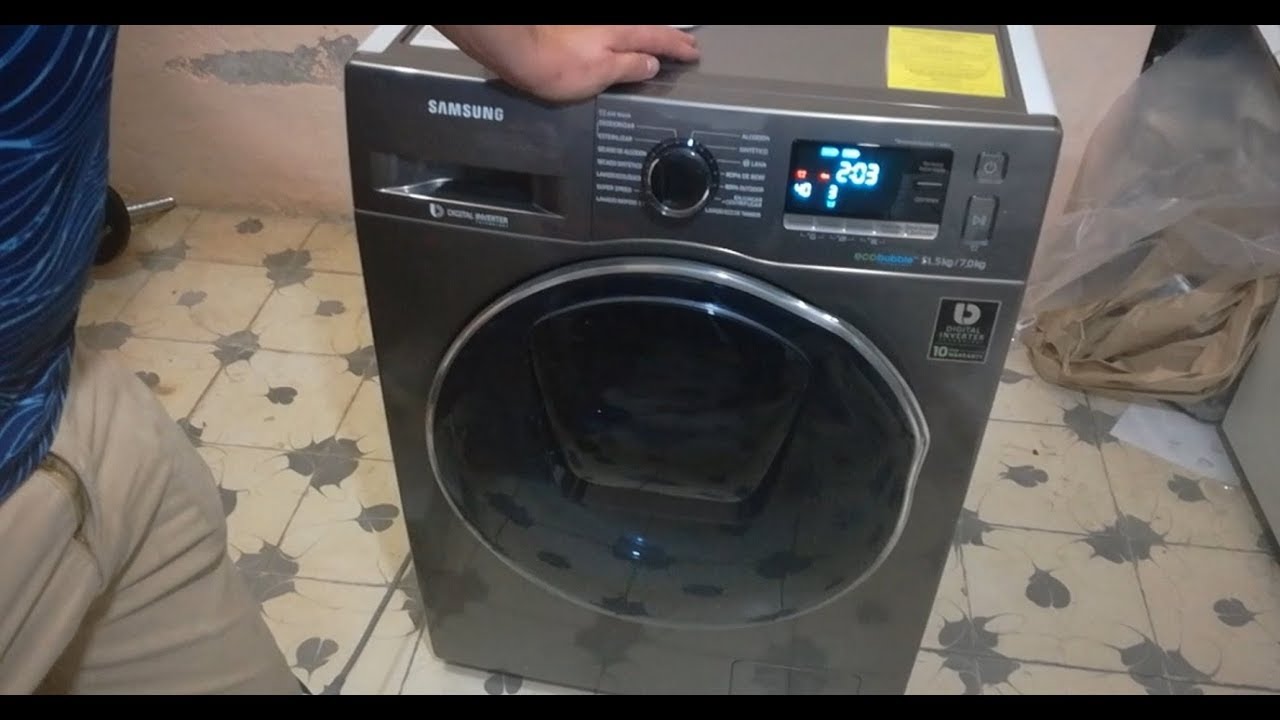 Lavasecadora  samsung acceso frontal 11.5 kg | UNBOXING