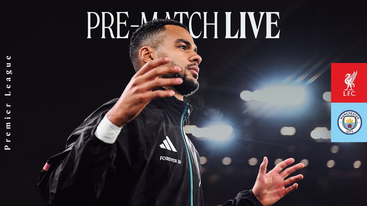 LIVE: Liverpool vs Manchester City | Team news and warm ups from Anfield