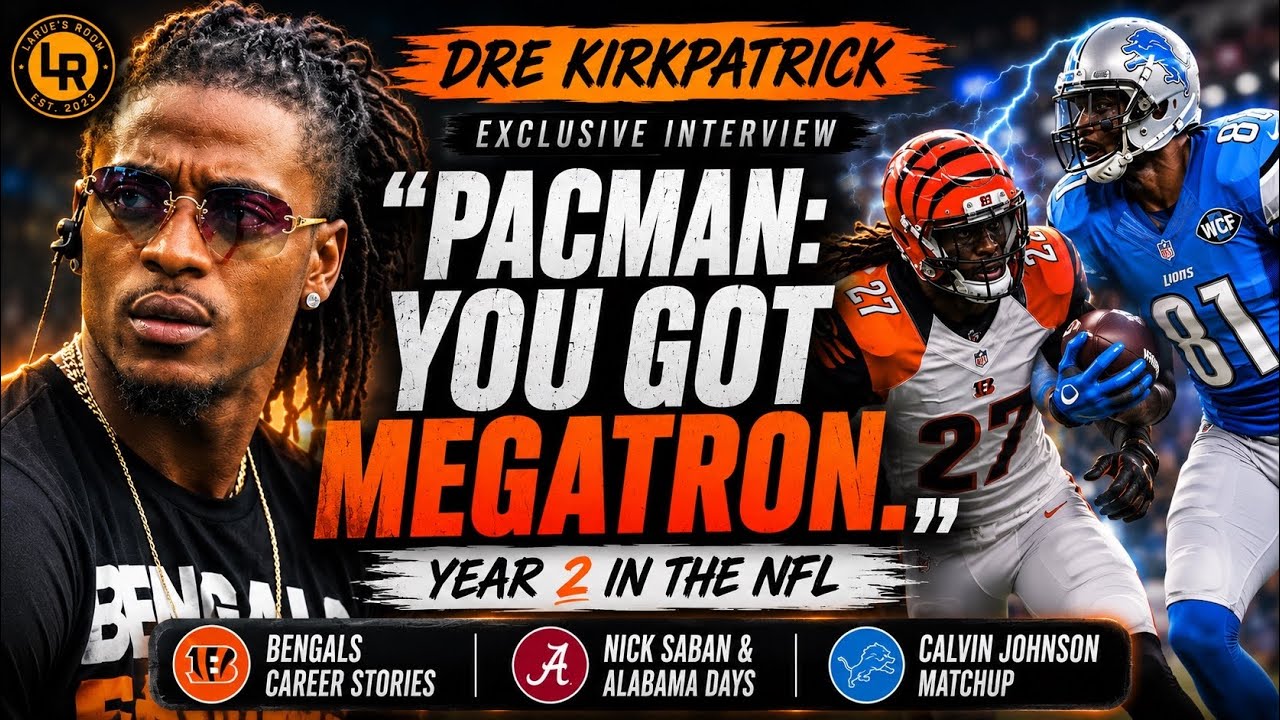 Dre Kirkpatrick zdradza, co powiedział mu Adam Pacman Jones przed kryciem Calvina Johnsona