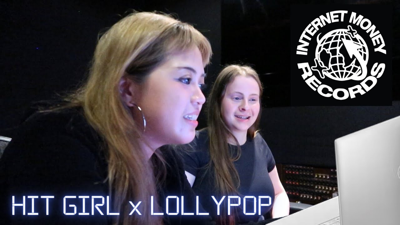 Making Beats With HIT GIRL At The Internet Money Studios
