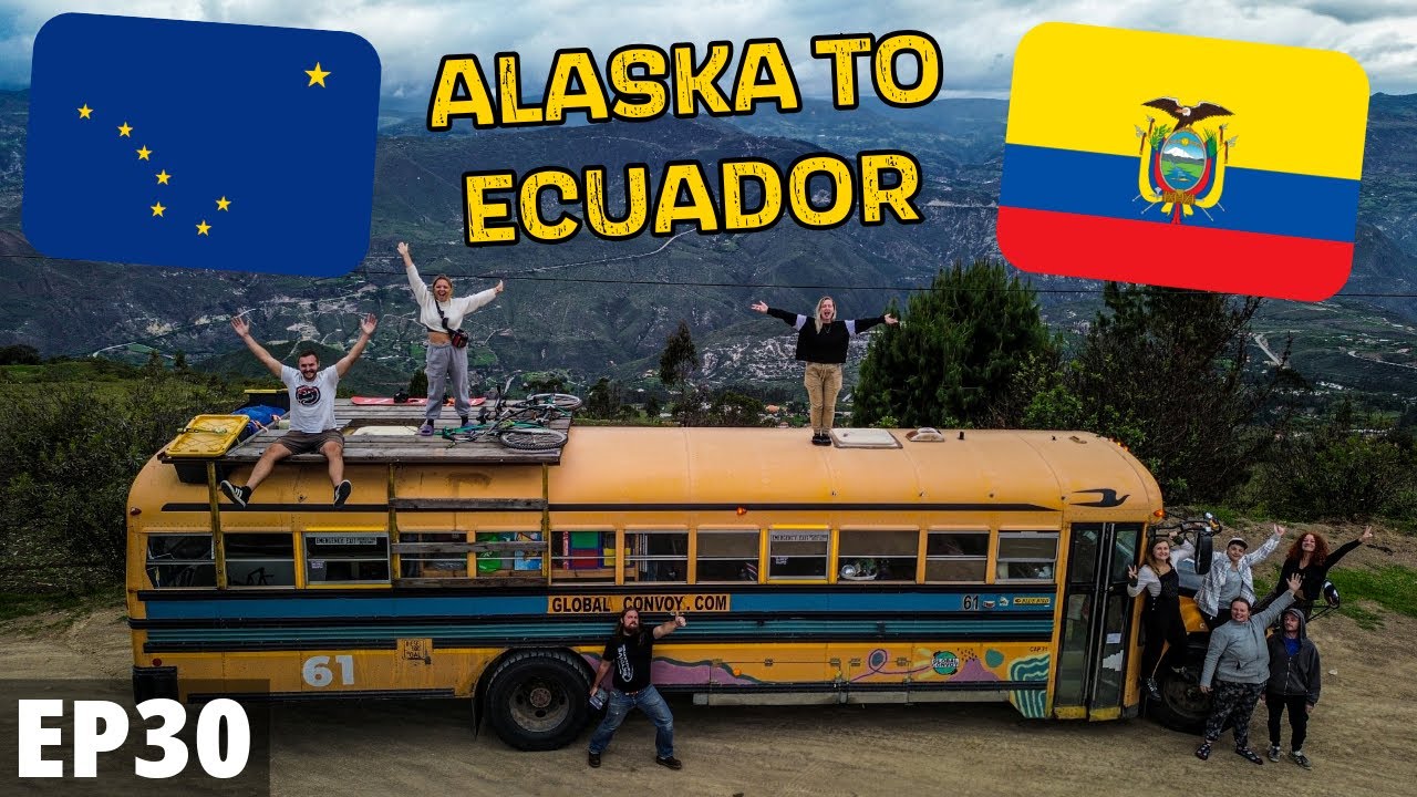 Driving our School Bus into Ecuador (State of Emergency) 🇪🇨