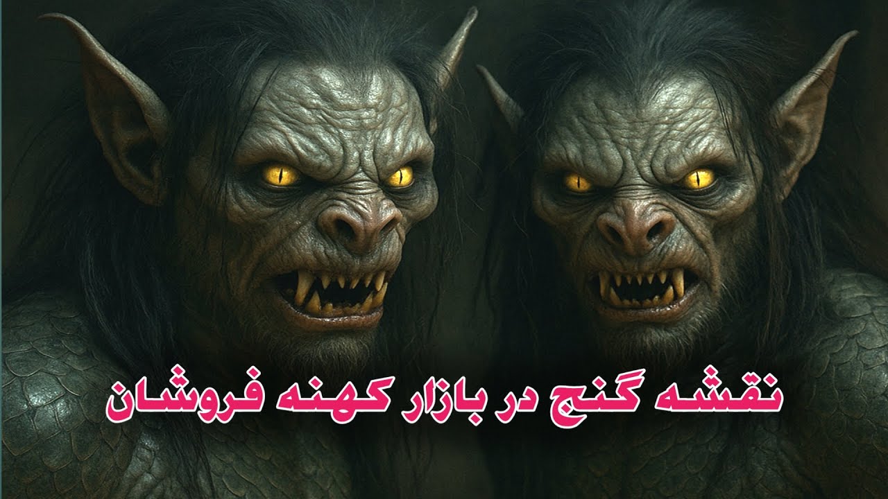 داستان ترسناک نقشه گنج در بازار کهنه فروشان _ حکایت ماورایی