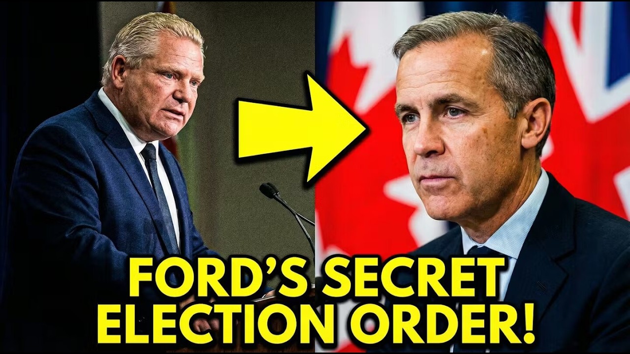 Ford Secretly Told Carney to CALL an Election NOW!!