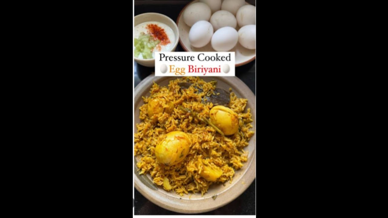 🍳 कुकर में झटपट एग बिरयानी बनाने का आसान तरीका | Egg Biryani in Pressure Cooker#EggBiryani #biryani 
