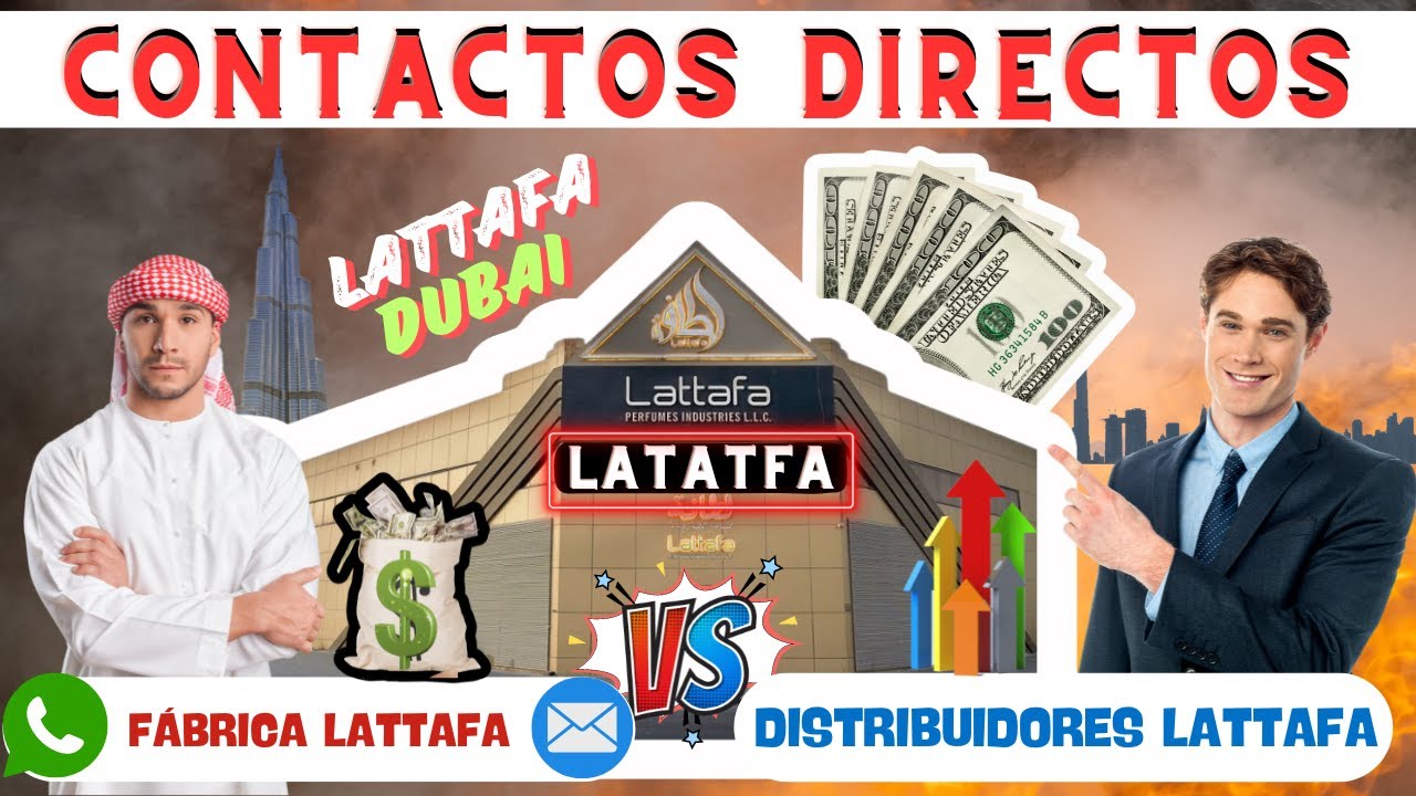 D&oacute;nde Comprar Perfumes &Aacute;rabes Al Por Mayor DISTRIBUIDOR LATTAFA VENTA PERFUMES LATTAFA F&Aacute;BRICA DUBAI