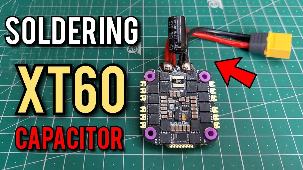 How To Solder XT60 to ESC | Beginners Guide