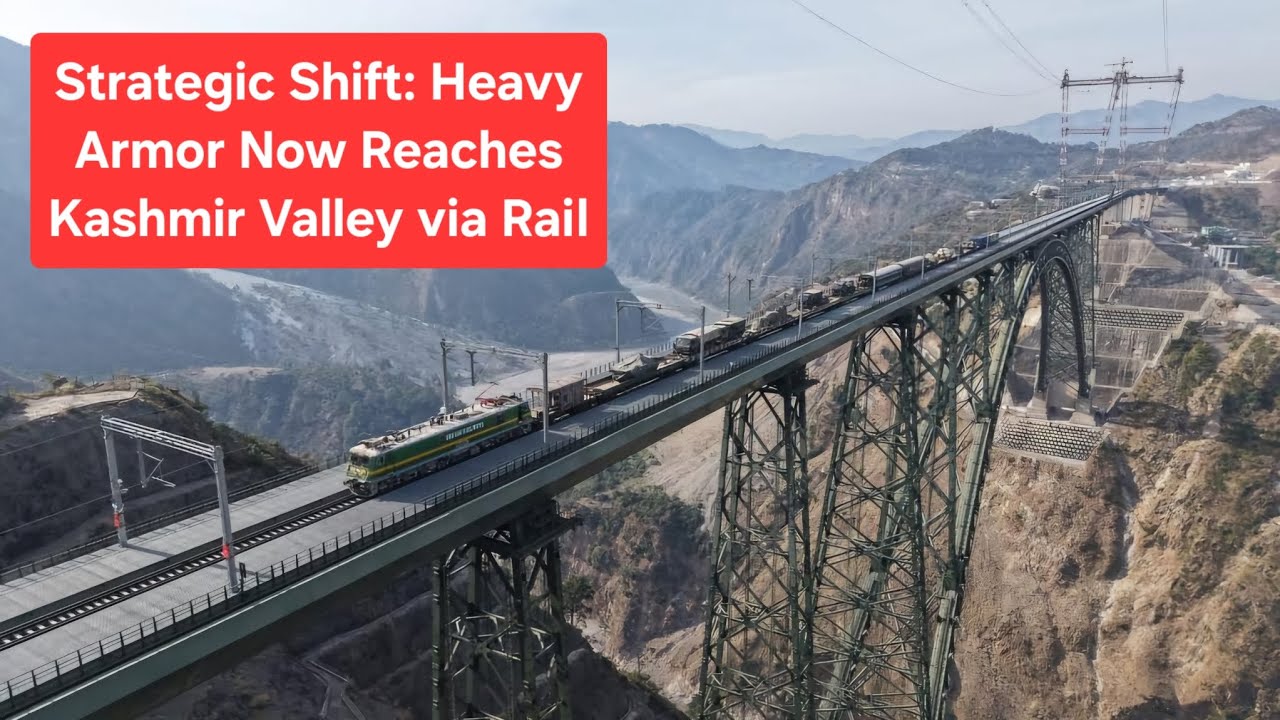 Kashmir Rail Link: Transforming Indian Army Logistics and Readiness