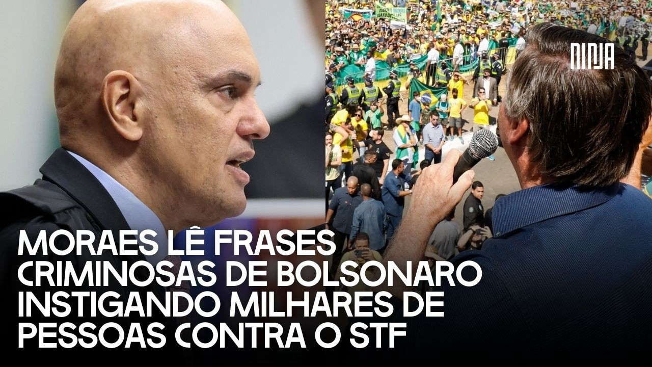 🔥Moraes afirma que Bolsonaro confessou crime durante discurso no 7 de Setembro de 2021🔥