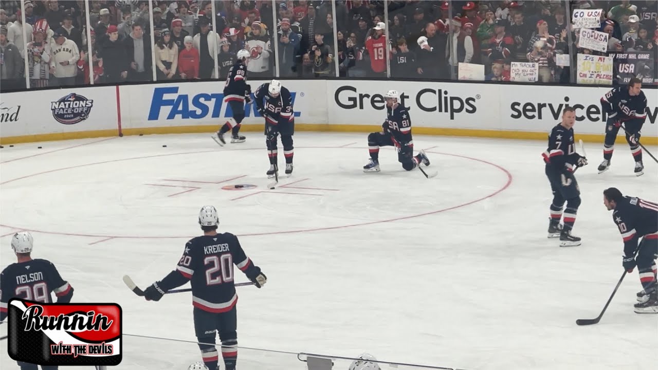 4 Nations Face-Off Championship Game Team USA Warmups