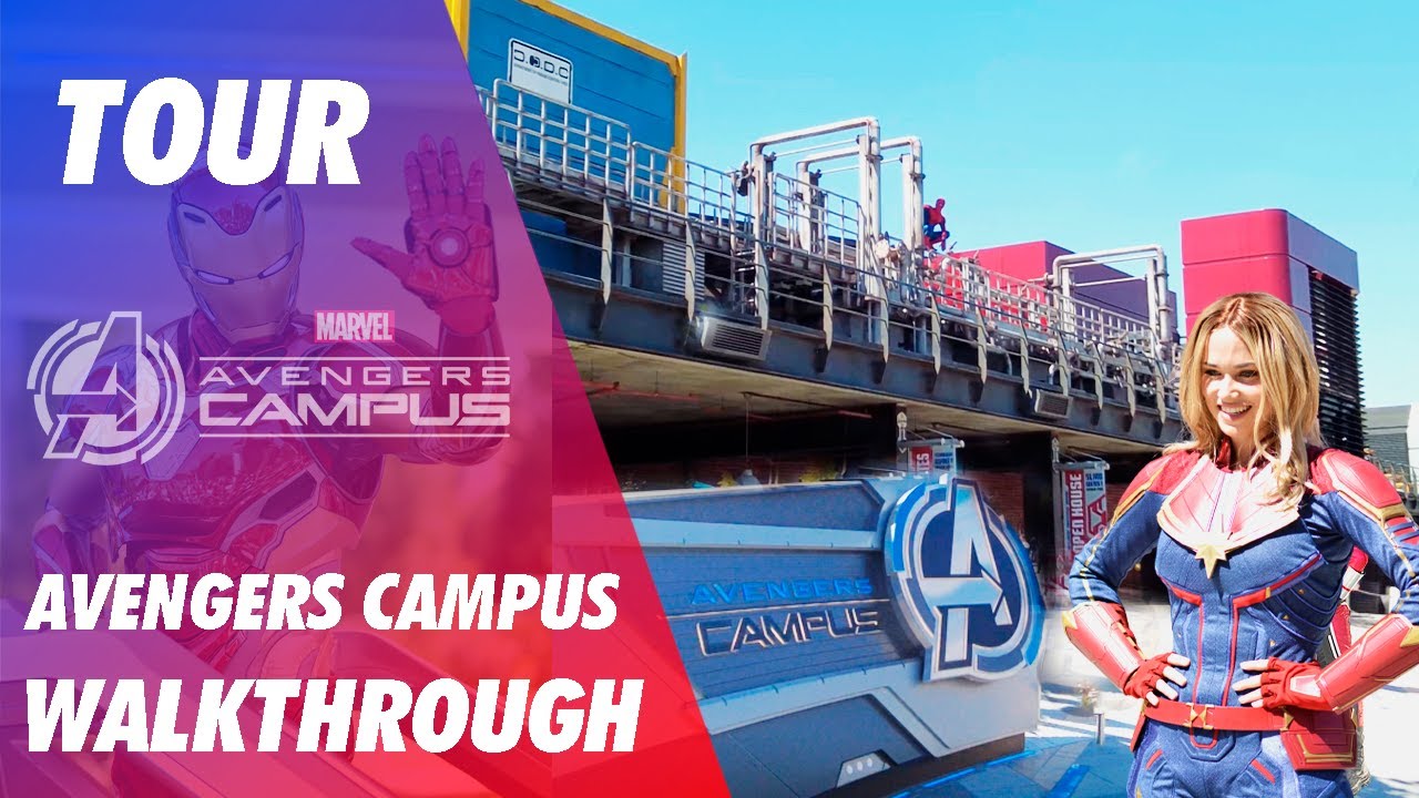4K Walkthrough | Avengers Campus | Walt Disney Studios Disneyland Paris 2022
