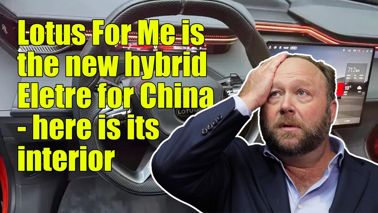 Lotus For Me is the new hybrid Eletre for China - here is its interior