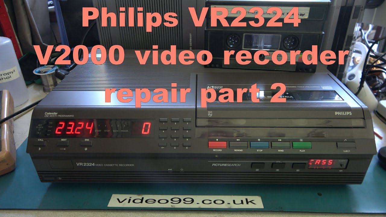 Philips VR2324 V2000 video recorder, part 2. Build a replacement part.