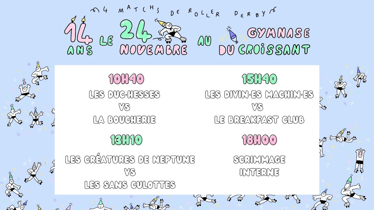 Anniversaire #14 - Nantes Roller Derby