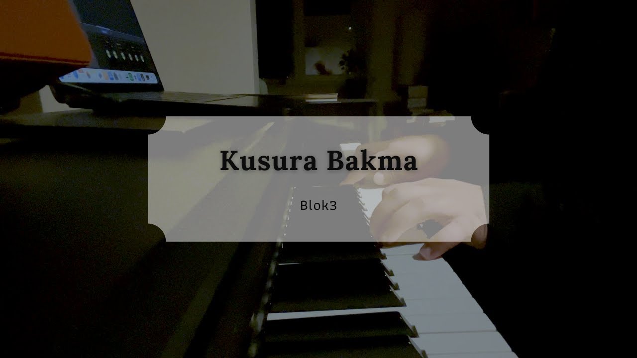 BLOK3 - Kusura Bakma Duygusal Piyano Cover (Karaoke) 