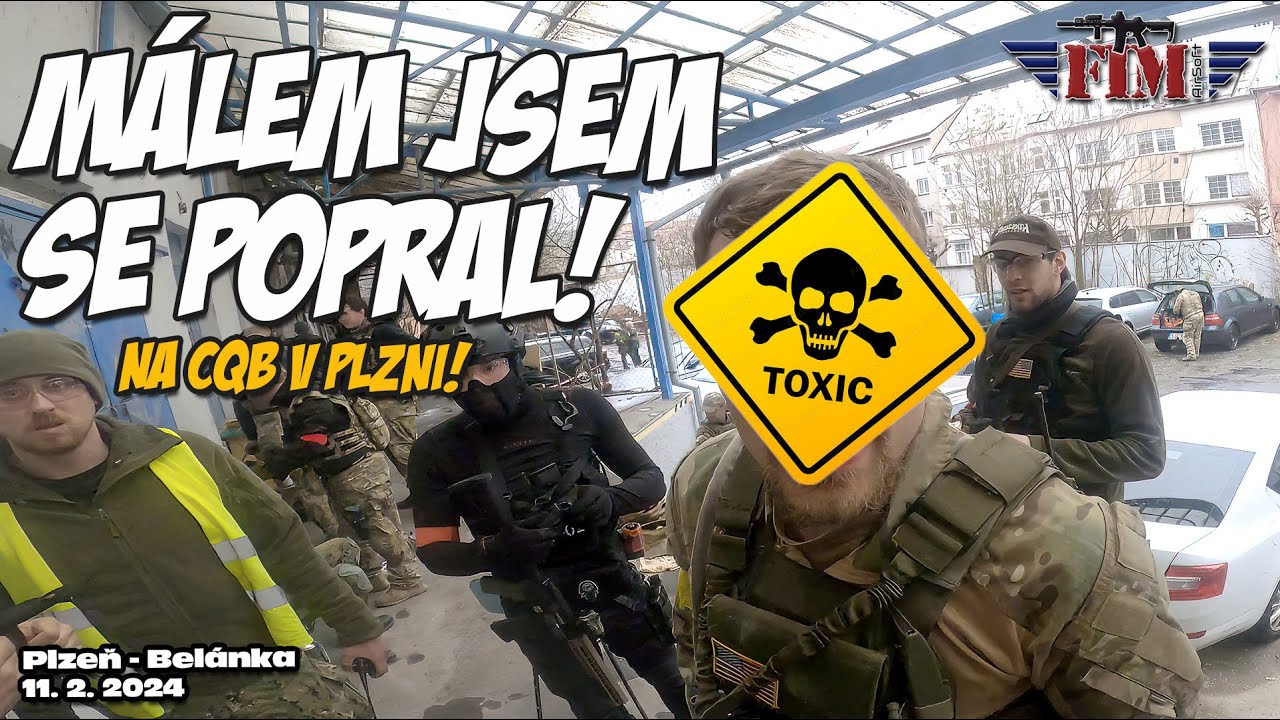 #036 AirSoft: Málem jsem se popral na CQB!!! Gameplay Belánka Plzeň 11.2.2024