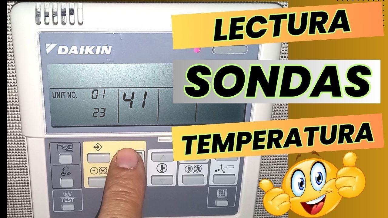 Termostato Daikin BRC1D52 👉 lectura de sondas de temperatura