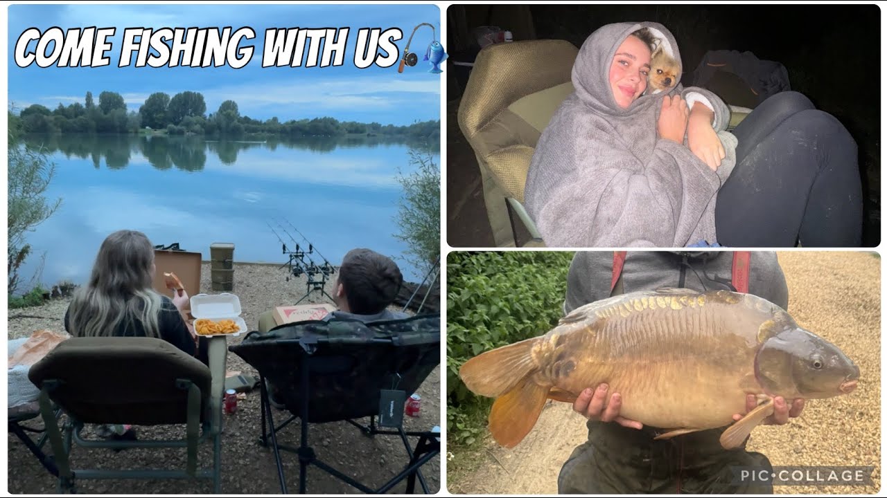 COME FISHING WITH ME & GEORGE🎣🐟🌳🏕️🍕