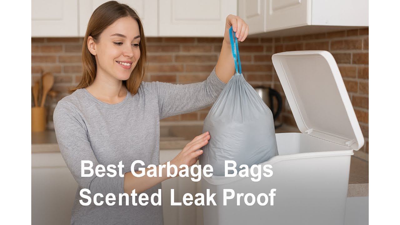 🗑️ Высокие кухонные мусорные пакеты Glad ForceFlex | Лучшие ароматизированные герметичные мусорны...