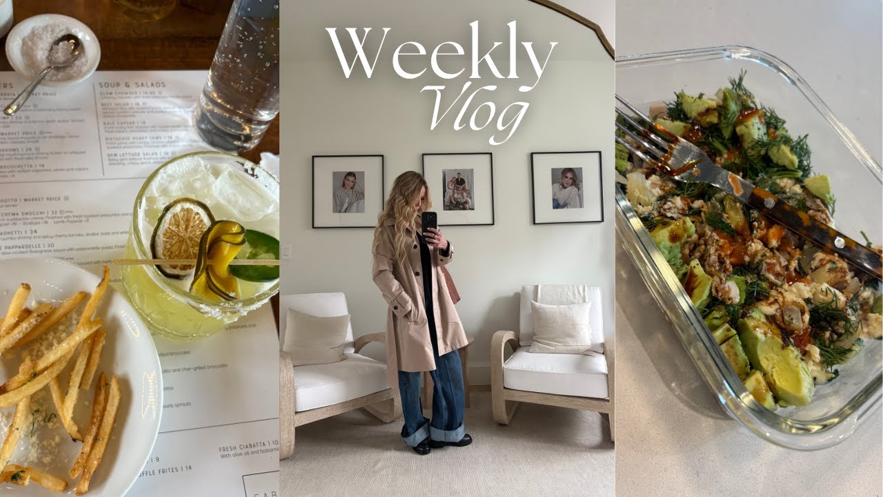 Weekly Vlog: Skincare Faves, Healthy Dinners & Life as a Mom & Entrepreneur!