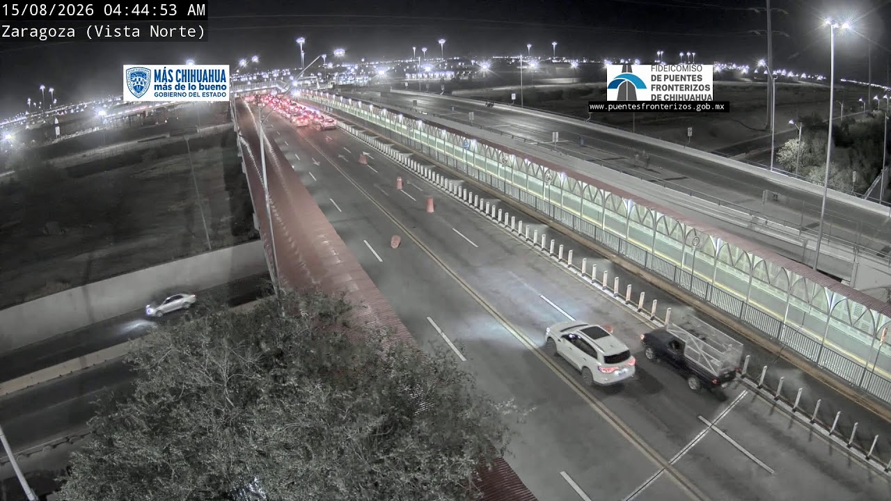 Transmisión en vivo Puente Internacional Zaragoza (Norte)