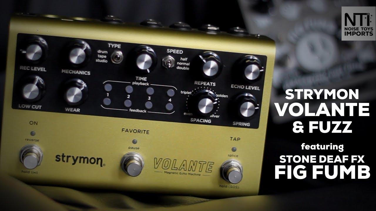 Strymon Volante & Fuzz From Stone Deaf FX Fig Fumb
