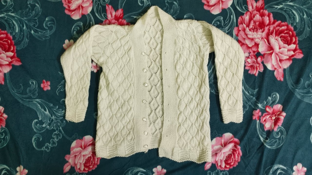 How to make designed cardigan for womens | नेट डिज़ाइन वाला कार्डिगन कैसे बनाएं