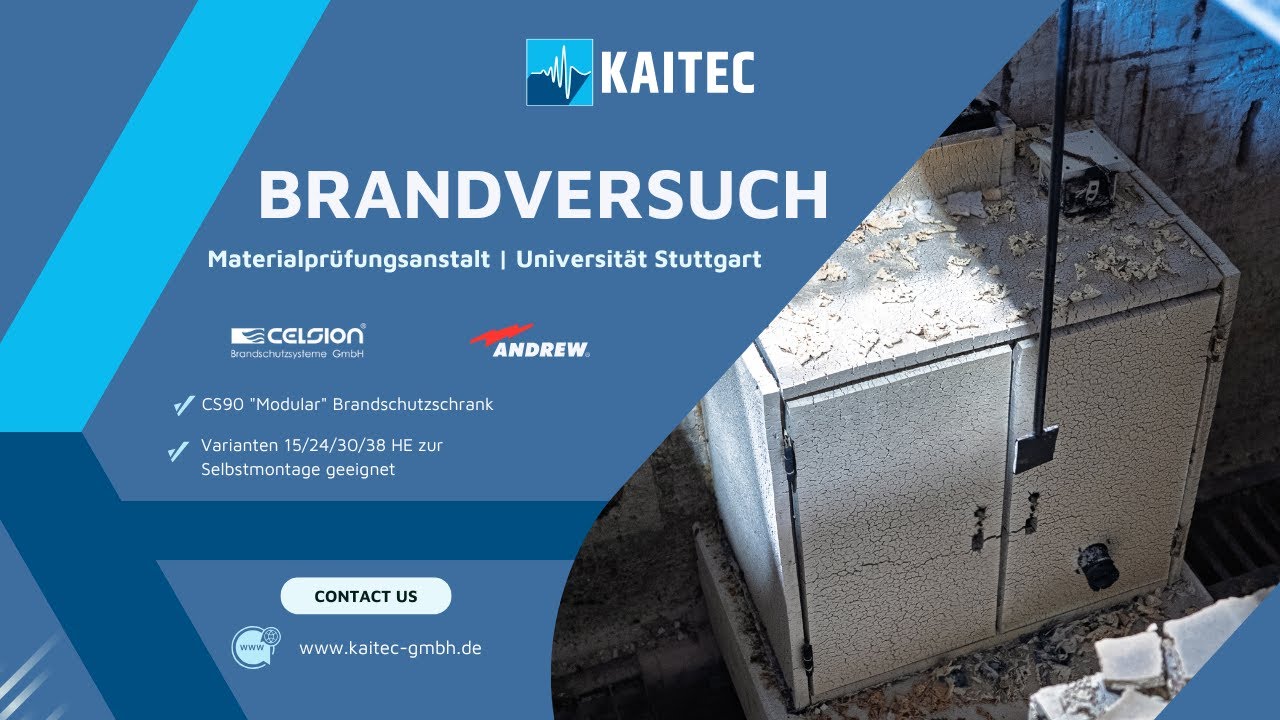 KAITEC Brandversuch 2025 / MPA Stuttgart