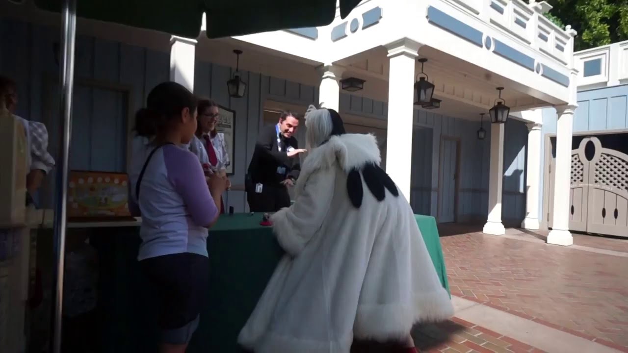 Cruella De Vil Bullies/Flirts with Cast Member