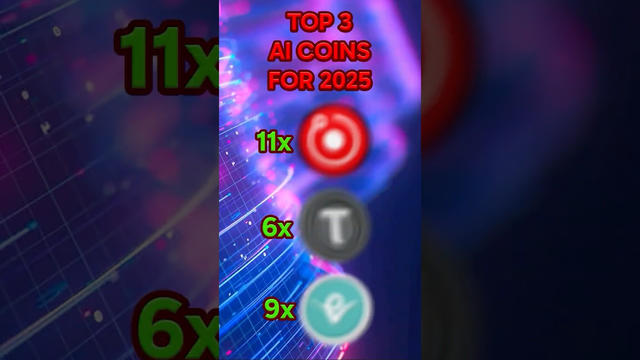 Top 3 AI Crypto Coins for 2025 - AI Coins with huge potential !