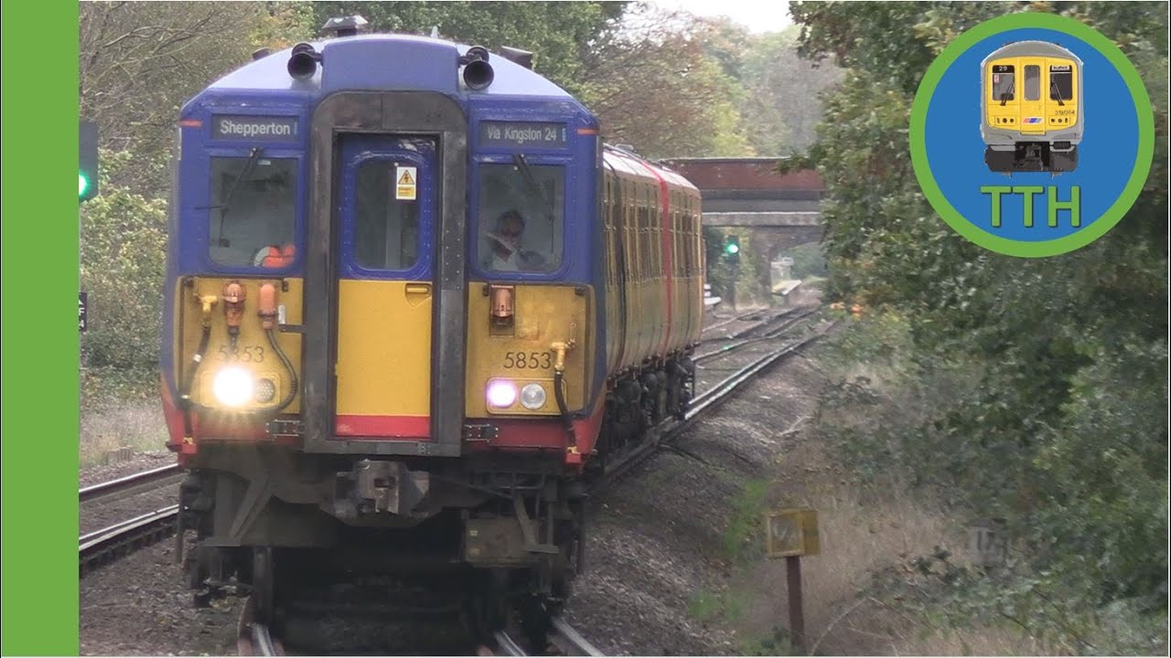 Trains at Upper Halliford