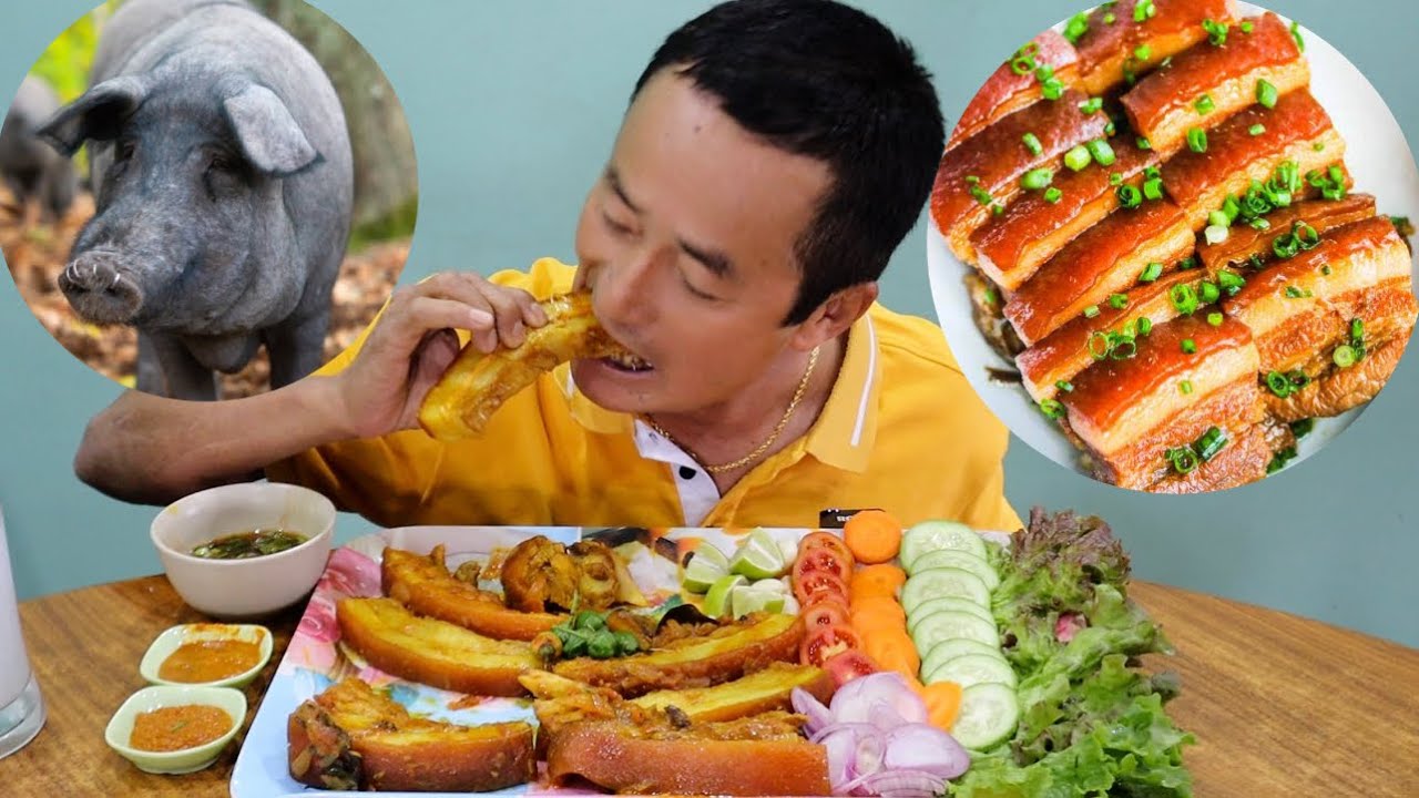 Mero Buwa ko First Mukbang Video | 2kg Pork Belly / Akabare Khorsani etc..🐷🥵